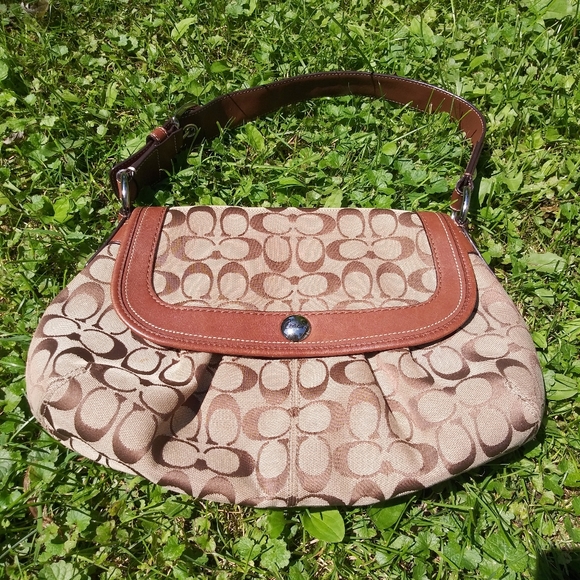 Coach Handbags - Coach Shoulder Bag  Brown & Tan